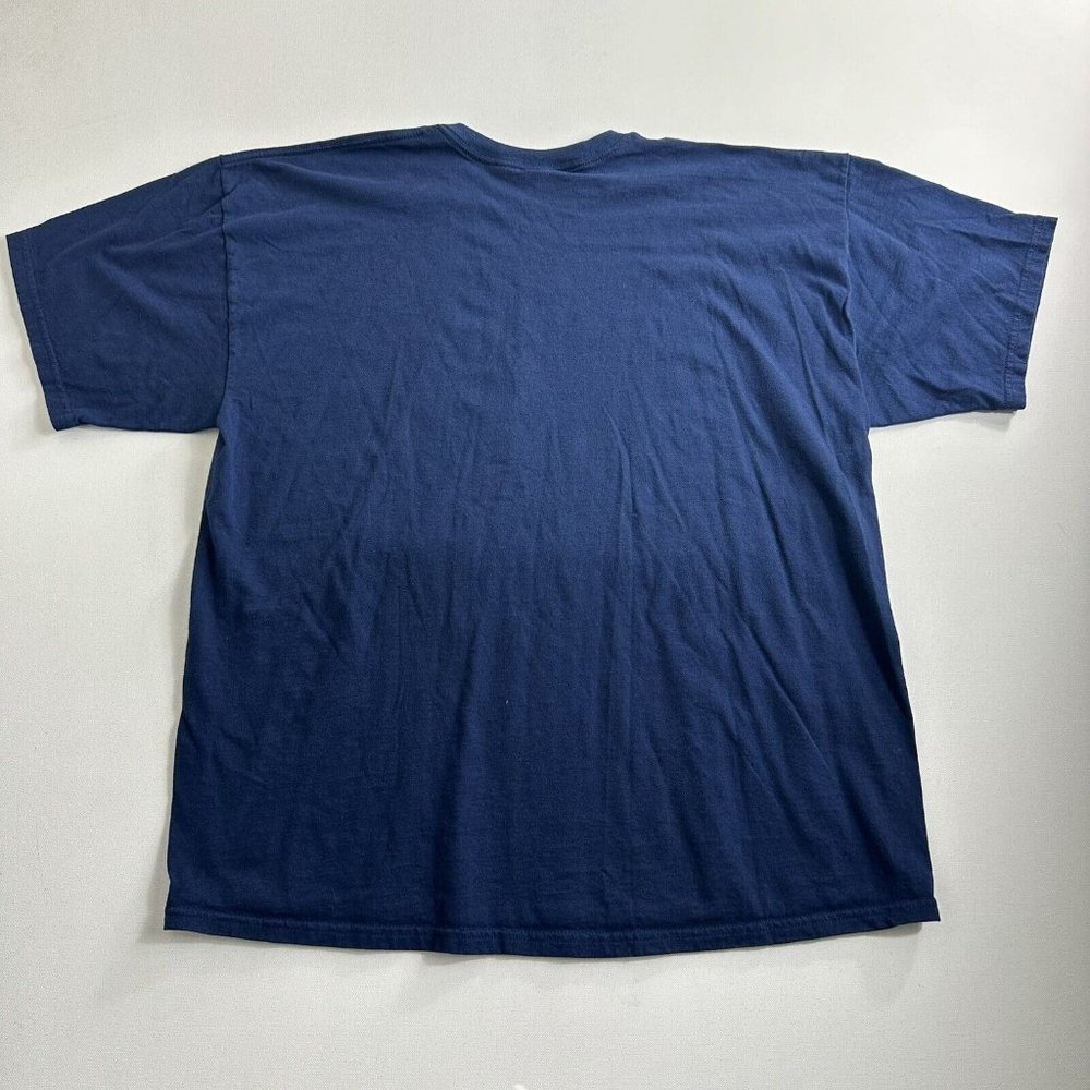 New York Yankees 2009 World Series Champions Graphic T Shirt Mens Size 2XL Blue - Picture 3 of 10